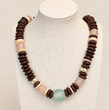 The Turks Chunky Glass Statement Necklace