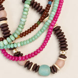 The Turks Chunky Glass Statement Necklace