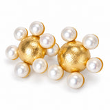 The Halo Dotted Pearl Stud