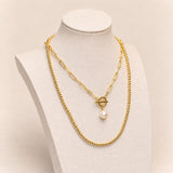 Golden Baby Beaded Stacker Necklace