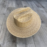 Hat Palm Leaf Western Hat with Flat Brim
