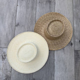 Hat Palm Leaf Gambler Hat