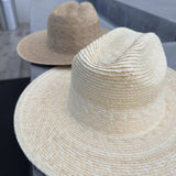 Hat Palm Leaf Western Hat with Flat Brim