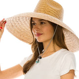 Hat Oversized palm leaf lifeguard hat for maximum sun protection