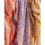 Scarf -Neck Scarf - Vitamin E + Tiger purple