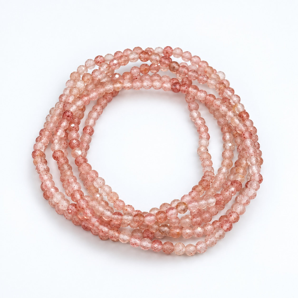 Dainty Faceted Stacking Bracelets - 3-5mm