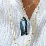 The Seagrass Paperclip Necklace