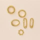 Infinity Charm Clasp and Connector Clips