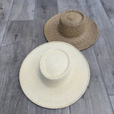 Hat Palm Leaf Gambler Hat