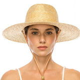 Hat NATURAL STRAW RANCHER HAT WITH CHIN CORD