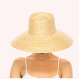 Hat Fine Wheat Straw Lampshade Hat – UPF 50+ Adjustable Fit