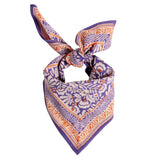 Scarf -Neck Scarf - Vitamin E + Tiger purple