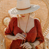 Hat Josefina Guatemalan Palm Hat