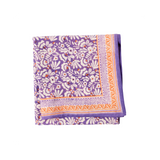 Block Print Waist Scarf - Vitamin E + Tiger Purple