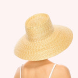 Hat Fine Wheat Straw Lampshade Hat – UPF 50+ Adjustable Fit