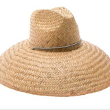 Hat Oversized palm leaf lifeguard hat for maximum sun protection