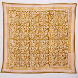 Block Print Waist Scarf - Olive Iris